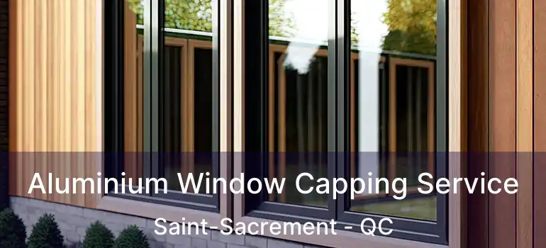  Aluminium Window Capping Service Saint-Sacrement - QC