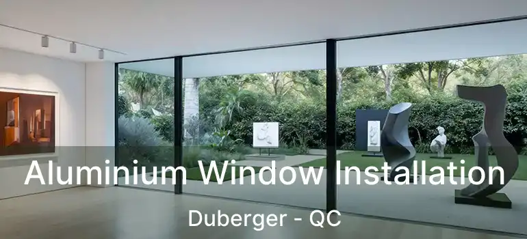  Aluminium Window Installation Duberger - QC