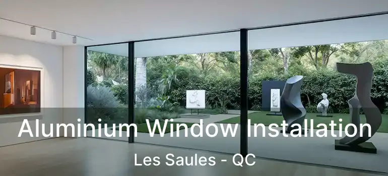  Aluminium Window Installation Les Saules - QC