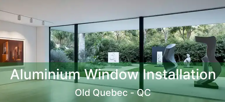  Aluminium Window Installation Old Quebec - QC