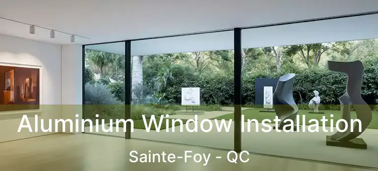  Aluminium Window Installation Sainte-Foy - QC