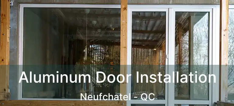  Aluminum Door Installation Neufchatel - QC