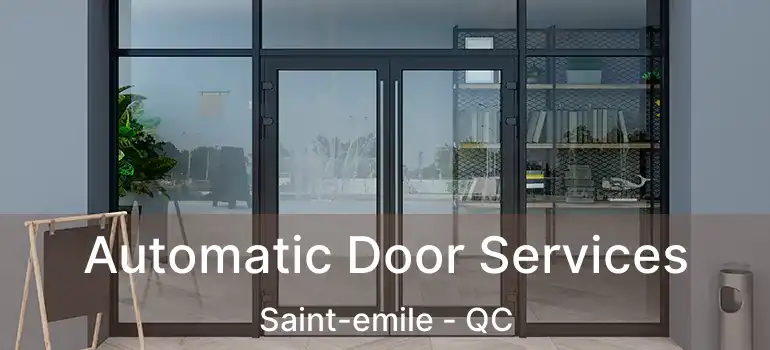  Automatic Door Services Saint-emile - QC