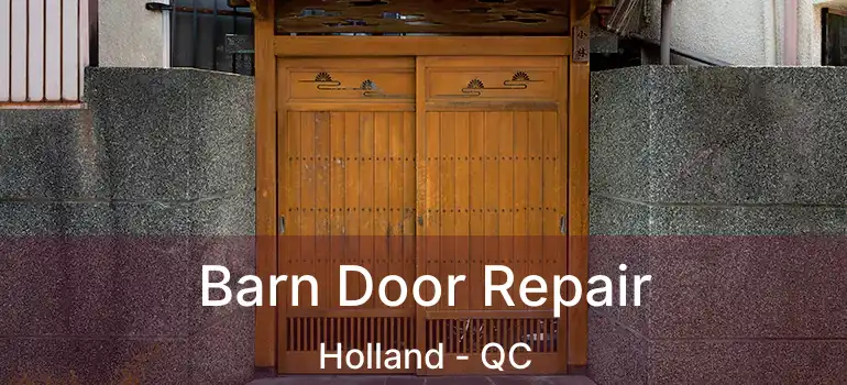  Barn Door Repair Holland - QC