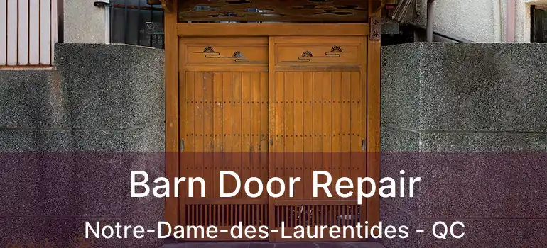  Barn Door Repair Notre-Dame-des-Laurentides - QC