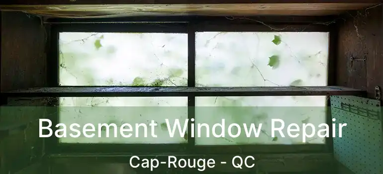  Basement Window Repair Cap-Rouge - QC