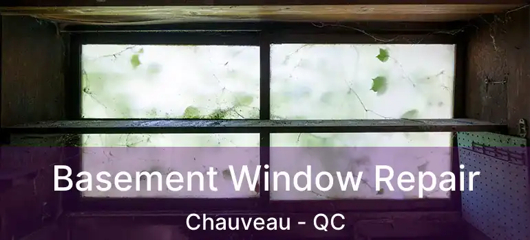  Basement Window Repair Chauveau - QC