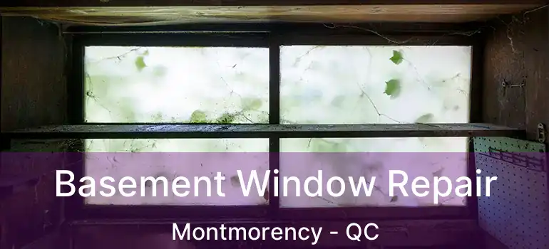  Basement Window Repair Montmorency - QC
