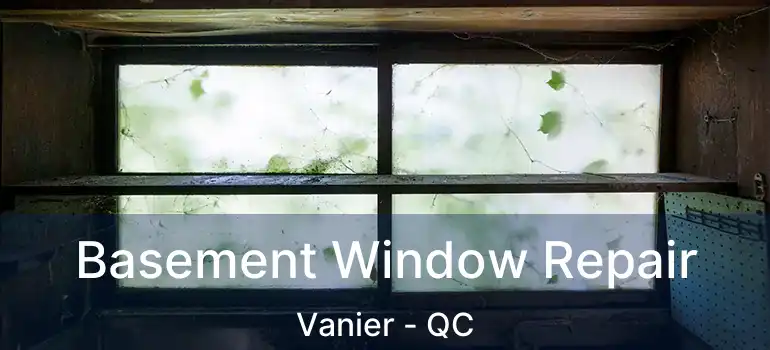  Basement Window Repair Vanier - QC