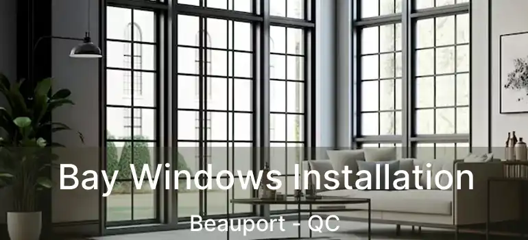  Bay Windows Installation Beauport - QC