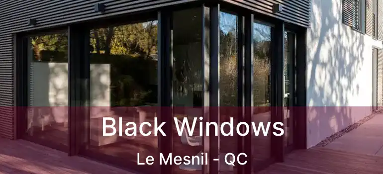  Black Windows Le Mesnil - QC