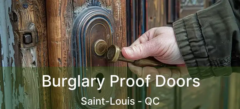 Burglary Proof Doors Saint-Louis - QC