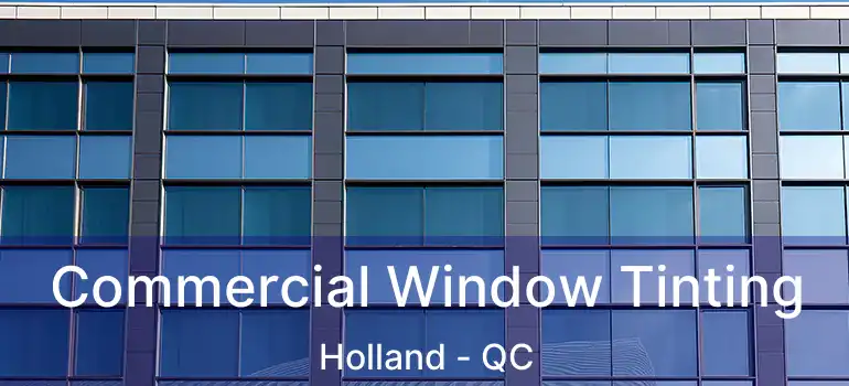  Commercial Window Tinting Holland - QC