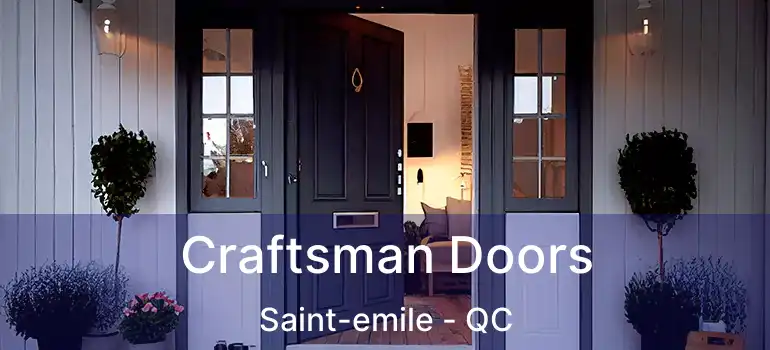  Craftsman Doors Saint-emile - QC