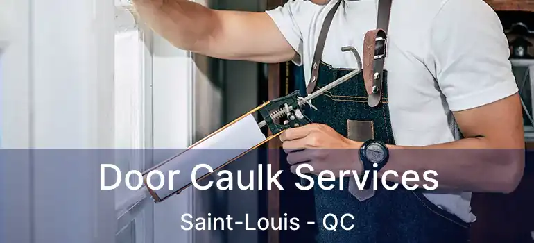 Door Caulk Services Saint-Louis - QC
