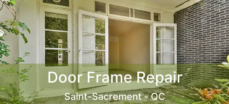  Door Frame Repair Saint-Sacrement - QC