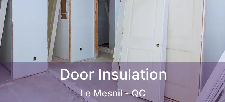  Door Insulation Le Mesnil - QC