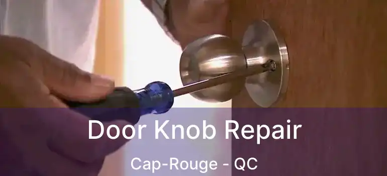  Door Knob Repair Cap-Rouge - QC