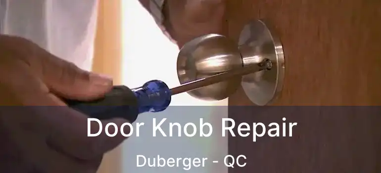  Door Knob Repair Duberger - QC