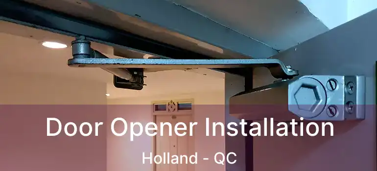  Door Opener Installation Holland - QC