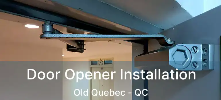  Door Opener Installation Old Quebec - QC