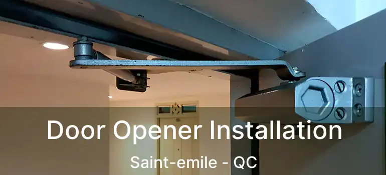  Door Opener Installation Saint-emile - QC