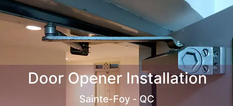  Door Opener Installation Sainte-Foy - QC