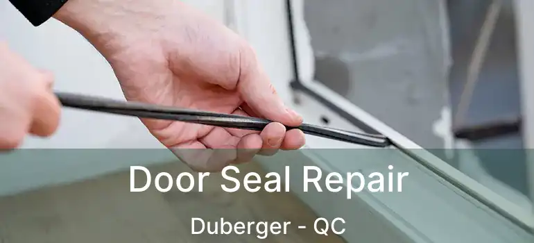  Door Seal Repair Duberger - QC
