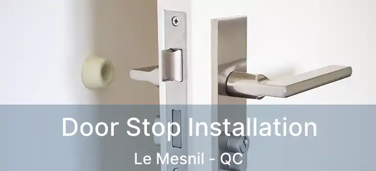  Door Stop Installation Le Mesnil - QC