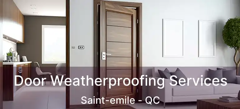  Door Weatherproofing Services Saint-emile - QC