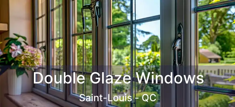  Double Glaze Windows Saint-Louis - QC