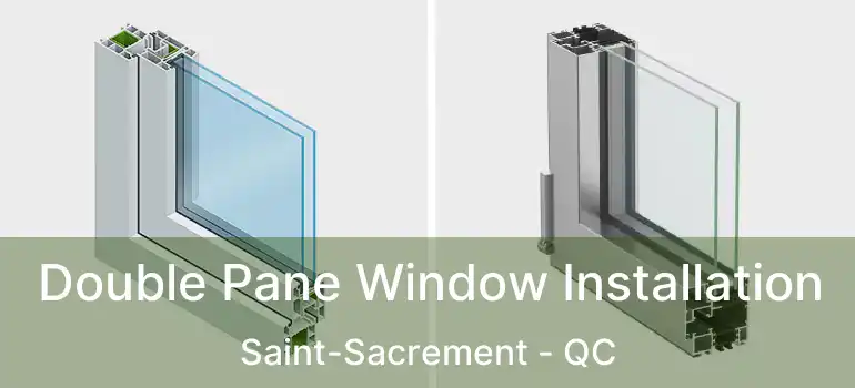  Double Pane Window Installation Saint-Sacrement - QC