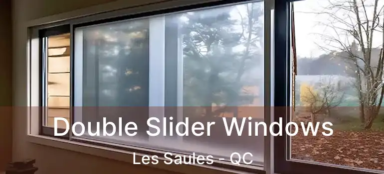  Double Slider Windows Les Saules - QC