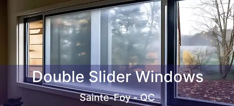  Double Slider Windows Sainte-Foy - QC