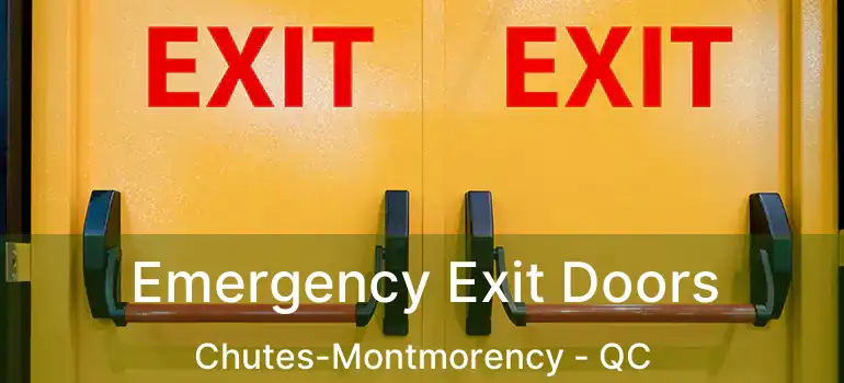  Emergency Exit Doors Chutes-Montmorency - QC
