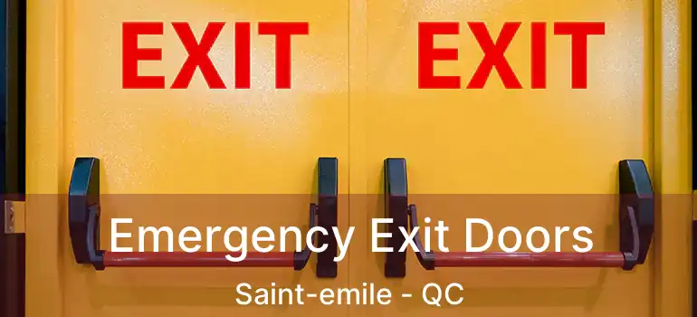  Emergency Exit Doors Saint-emile - QC
