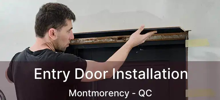  Entry Door Installation Montmorency - QC