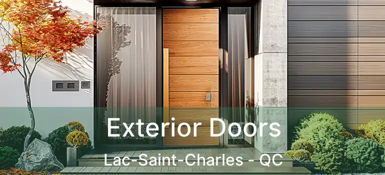  Exterior Doors Lac-Saint-Charles - QC