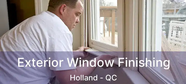  Exterior Window Finishing Holland - QC