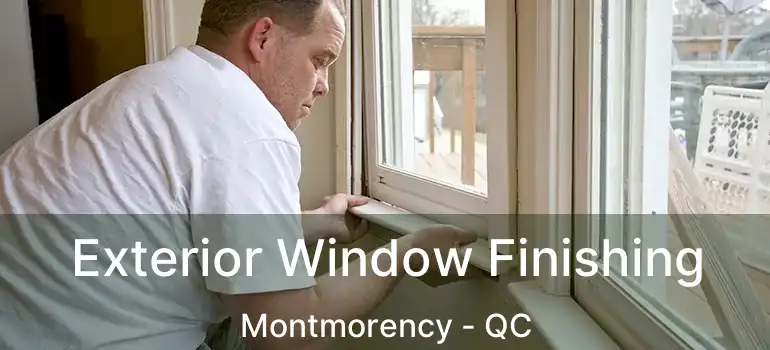  Exterior Window Finishing Montmorency - QC