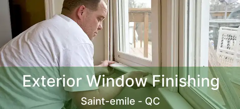  Exterior Window Finishing Saint-emile - QC