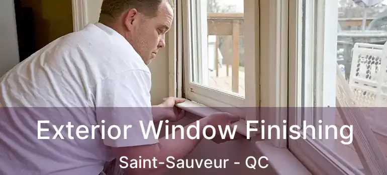  Exterior Window Finishing Saint-Sauveur - QC