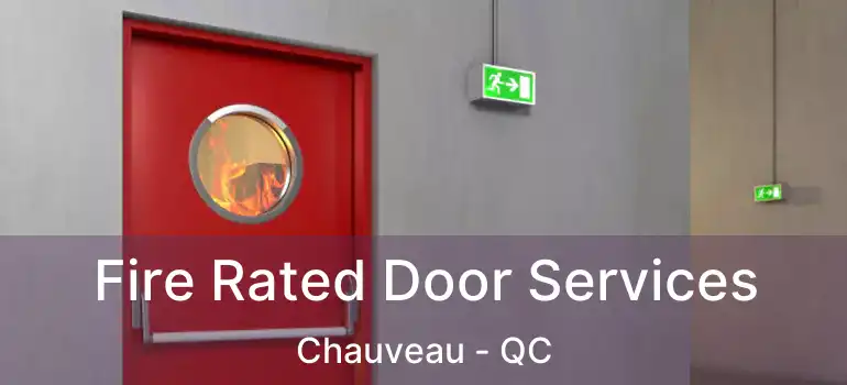  Fire Rated Door Services Chauveau - QC