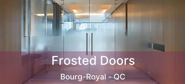  Frosted Doors Bourg-Royal - QC