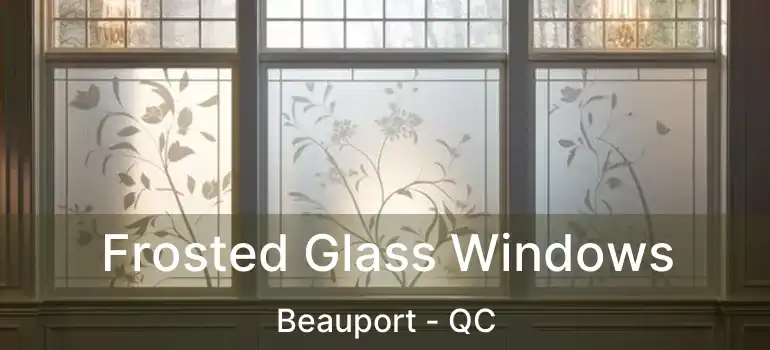 Frosted Glass Windows Beauport - QC