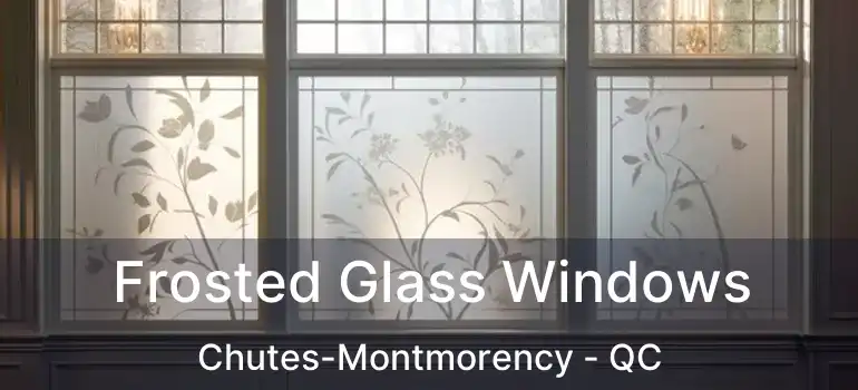  Frosted Glass Windows Chutes-Montmorency - QC