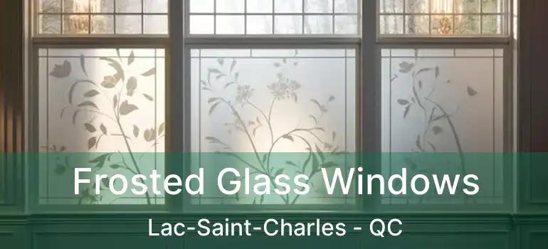  Frosted Glass Windows Lac-Saint-Charles - QC