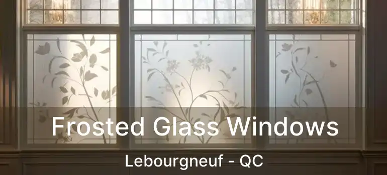  Frosted Glass Windows Lebourgneuf - QC