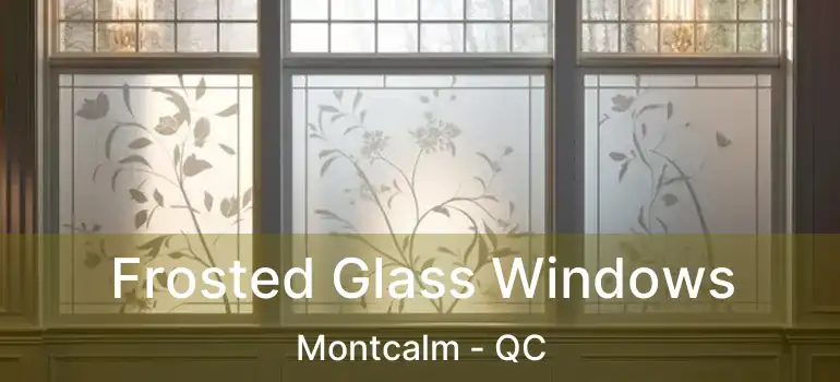  Frosted Glass Windows Montcalm - QC