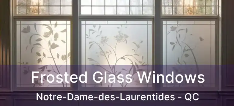 Frosted Glass Windows Notre-Dame-des-Laurentides - QC
